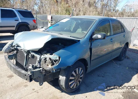 2006 Toyota Corolla Ce из США, поврежденный, VIN 2T1BR32E86C651903